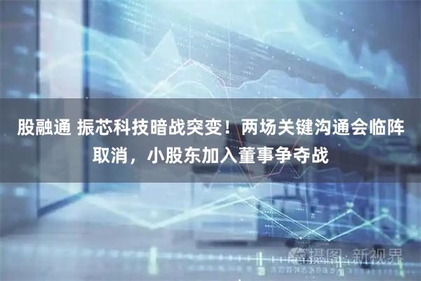 股融通 振芯科技暗战突变!两场关键沟通会临阵取消,小股东加入董事争夺战