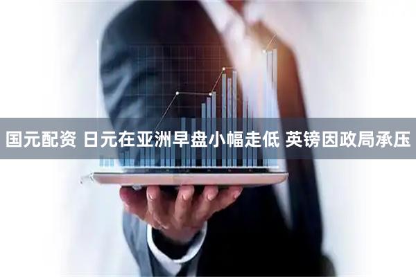 国元配资 日元在亚洲早盘小幅走低 英镑因政局承压