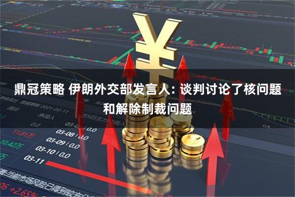 鼎冠策略 伊朗外交部发言人: 谈判讨论了核问题和解除制裁问题