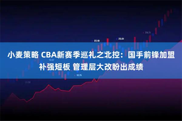 小麦策略 CBA新赛季巡礼之北控：国手前锋加盟补强短板 管理层大改盼出成绩